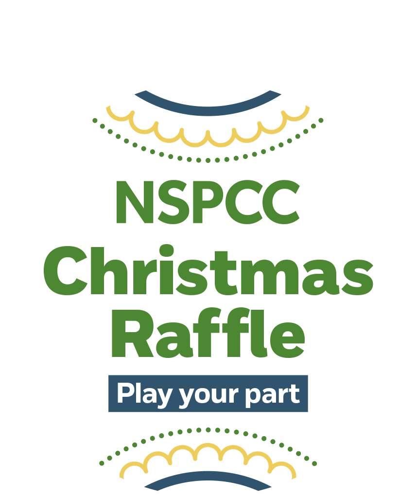 Christmas Raffle logo featuring a ship and island with the words Christmas Raffle, Play your part below it.